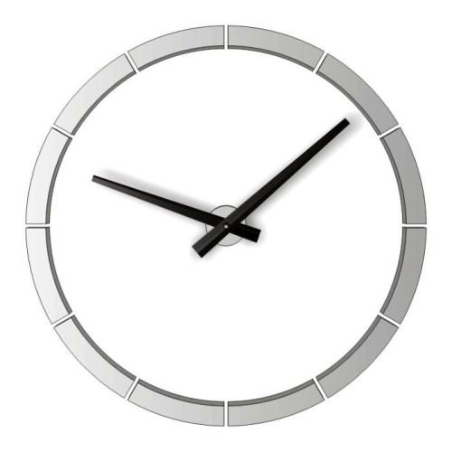 Dizajnové nástenné hodiny 1574 Calleadesign 100cm Farba wenge