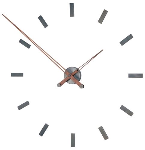 Dizajnové nástenné hodiny Nomon Taçon Graphite 100cm