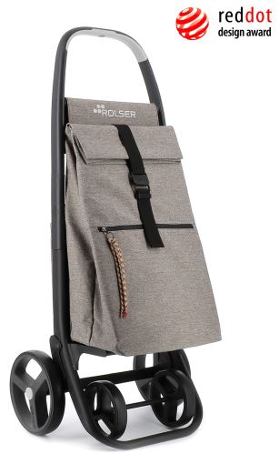 Rolser Clec Termo Eco 8 Plus, nákupná taška na kolieskach, Granito - šedá