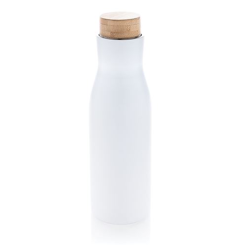 Nepriepustná fľaša na vodu, 500 ml, XD Design, biela
