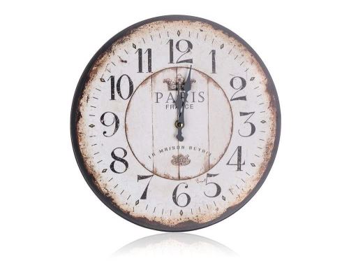 Nástěnné hodiny HOME DECOR Nástěnné hodiny Paris 34 cm