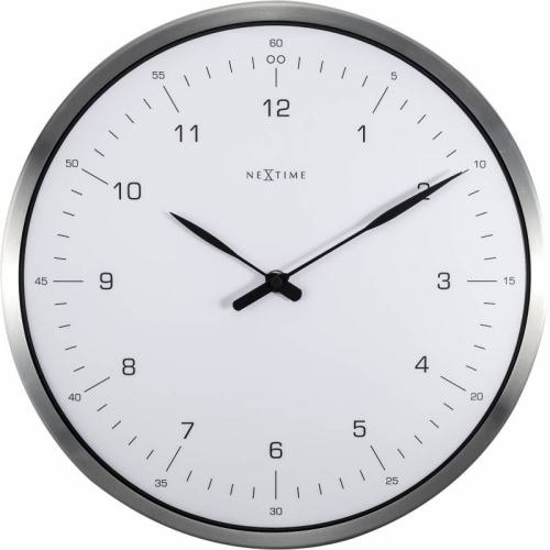 Dizajnové nástenné hodiny 3243wi Nextime 60 minutes 33cm