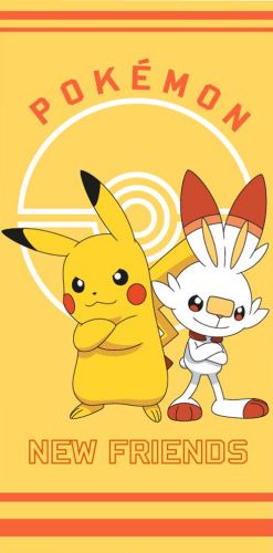 Detská osuška Pokémon Pikachu a Scorbunny