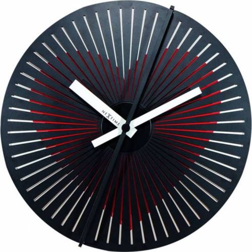 Dizajnové nástenné hodiny Nextime 3124 Kinegram Heart 30cm