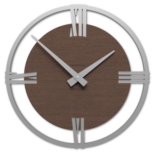 Dizajnové hodiny 10-031n natur CalleaDesign Sirio 38cm (viac dekorov dyhy) Design wenge - 89