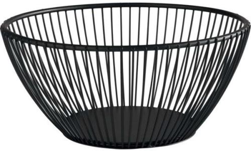 Košík na pečivo APS Svart Košík kovový 17,5 cm, černý