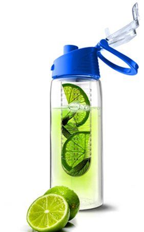 ASOBO dizajnová fresh fľašu s Infuser Flavour It modrá 600ml