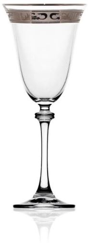 Pohár Crystalite Bohemia Sada pohárov na biele víno 6 ks 250 ml ALEXANDRA