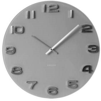 Dizajnové nástenné hodiny 5489GY Karlsson 35cm