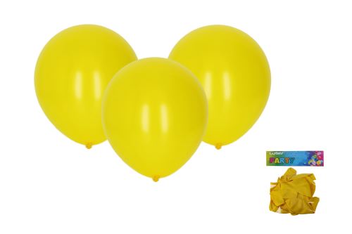 Balónik nafukovací 30cm - sada 10ks, žltý
