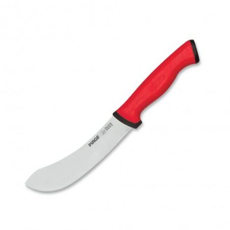 řeznický stahovací nůž 150 mm - červený, Pirge DUO Butcher