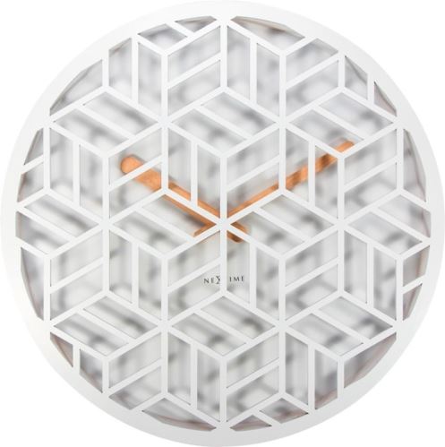 Dizajnové nástenné hodiny 3215wi Nextime Discrete 36cm