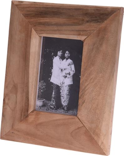 Fotorámik H&L Drevený fotorámik 27,5×22cm, teakové drevo