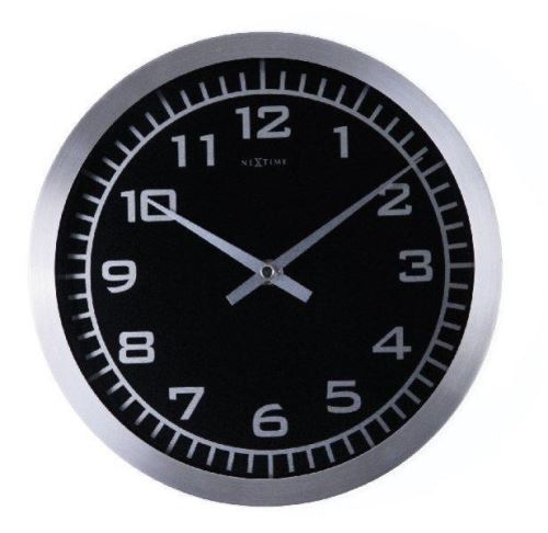 Dizajnové nástenné hodiny 2954 Nextime Blacky 45cm