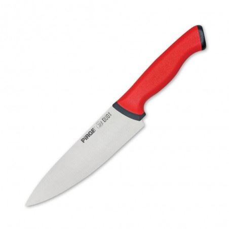 mäsiarsky nôž Chef 190 mm - červený, Pirge DUO Butcher