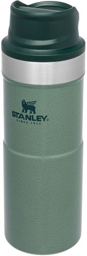 STANLEY Classic series termohrnček do jednej ruky 350ml kladivková zelená