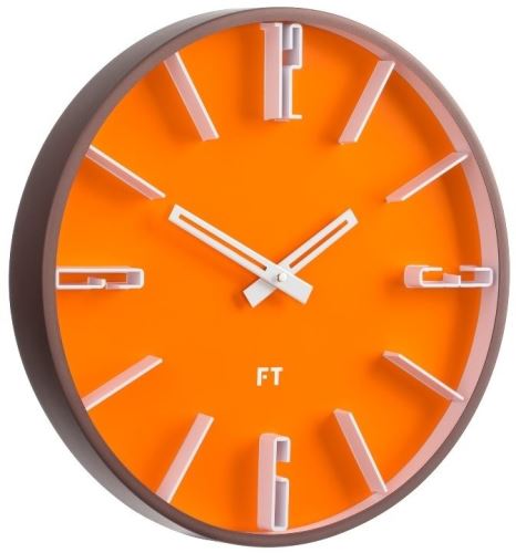 Dizajnové nástenné hodiny Future Time FT6010OR Numbers 30cm