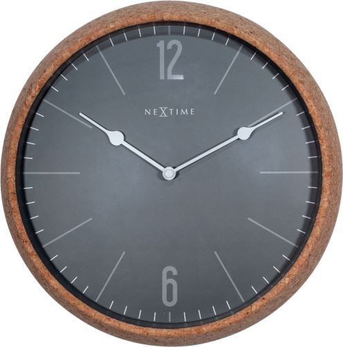 Dizajnové nástenné hodiny 3509gs Nextime Cork 30cm