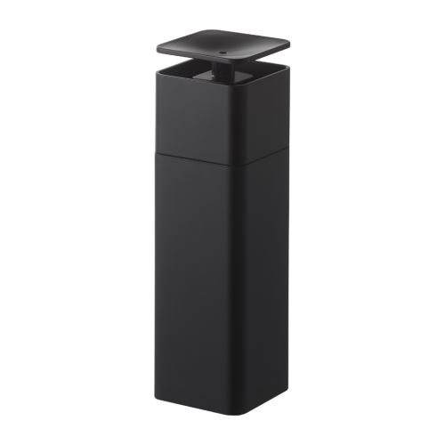 YAMAZAKI Dávkovač saponátu Tower 5214, 250 ml, plast, čierny