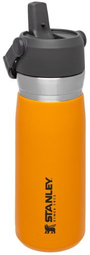 STANLEY ICEFLOW FLIP STRAW vakuová láhev 650ml žluto oranžová