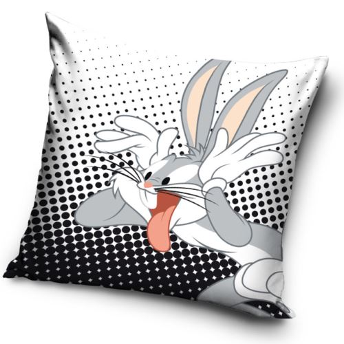Obliečka na vankúšik Králik Bugs Bunny Čierno Biely