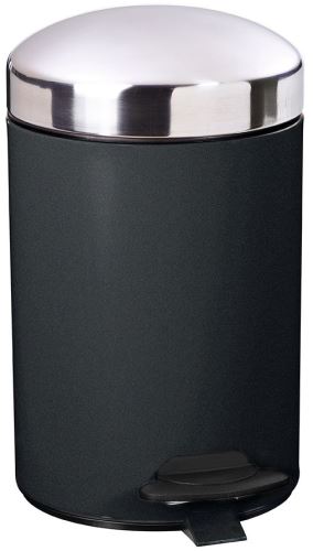 Pedálový odpadkový kôš Rossignol Bonny 91010, 3 L, metal čierny