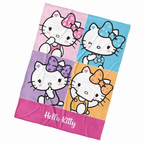 Detská deka Hello Kitty Portréty 130x170 cm