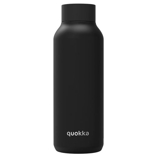 Nerezová fľaša Solid, 510 ml, Quokka, čierna