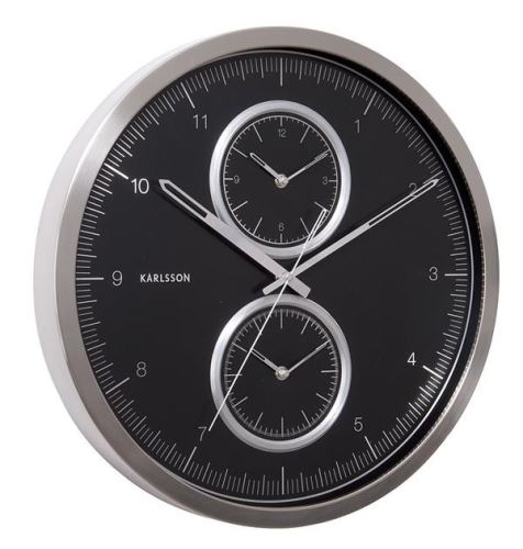 Dizajnové nástenné hodiny KA5508BK Karlssson 50cm