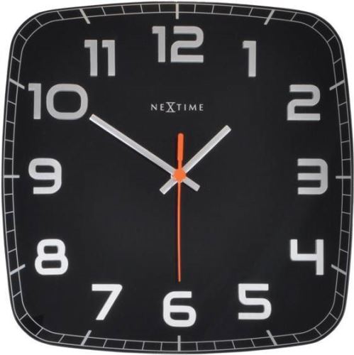 Dizajnové nástenné hodiny 8816zw Nextime Classy square 30cm
