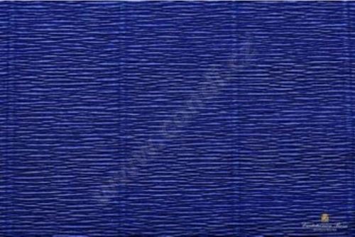 Krepový kornút 25cm x 2,5m 555-slivkovo modrá
