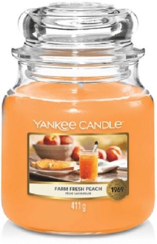 Sviečka YANKEE CANDLE Farm Fresh Peach 411 g