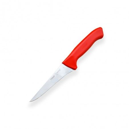 řeznický vykošťovací nůž 140 mm červený, Pirge ECCO