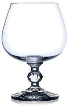 Pohár Crystalex Sada pohárov na brandy 6 ks 250 ml CLAUDIA