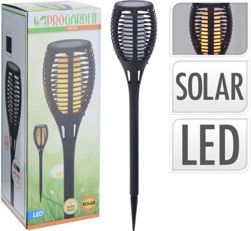 PROGARDEN PROGARDEN Lampa solárna záhradná pochodeň s efektom plameňa 78 cm KO-CX2100150