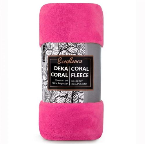 Deka CARBOTEX Coral Fleece, fuchsiová 150x200 cm