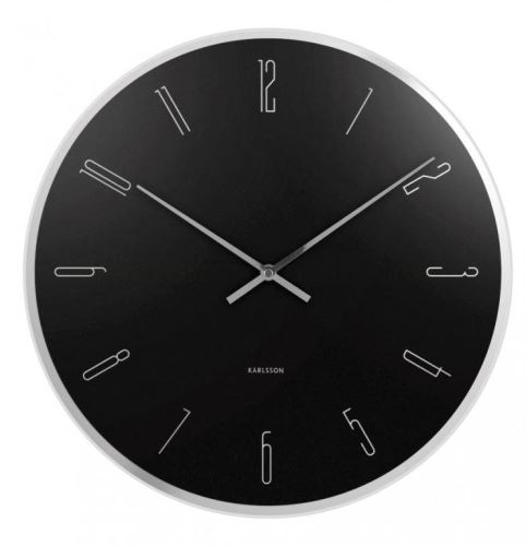 Dizajnové nástenné hodiny 5800BK Karlsson 40cm