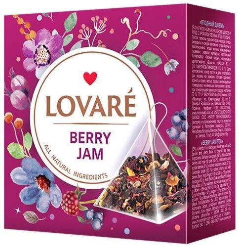 Čaj Lovaré Berry Jam (15 pyramíd)