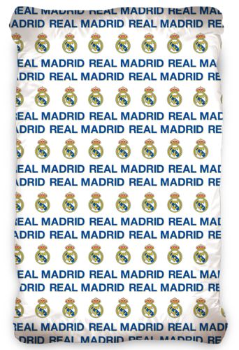 Futbalové prestieradlo Real Madrid Biele