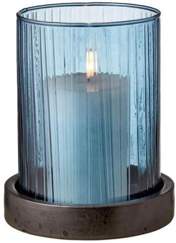 Svietnik Bitz Svietnik s LED sviečkou s časovačom 24 Blue