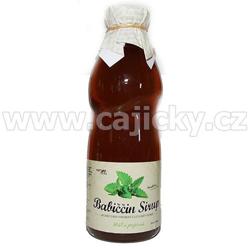 Nature NoTea sro Babičkin bylinný sirup - Mäta 0.5l