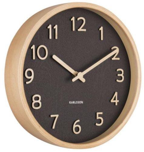 Dizajnové nástenné hodiny 5851BK Karlsson 22cm