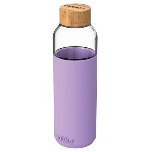 Sklenená fľaša na vodu Flow 660 ml, Quokka, lilac
