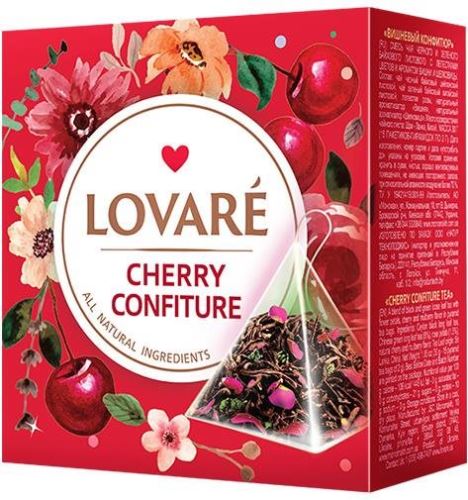 Čaj Lovaré Cherry Confiture (15 pyramíd)