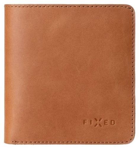 Peňaženka FIXED Classic Wallet z pravej hovädzej kože hnedá