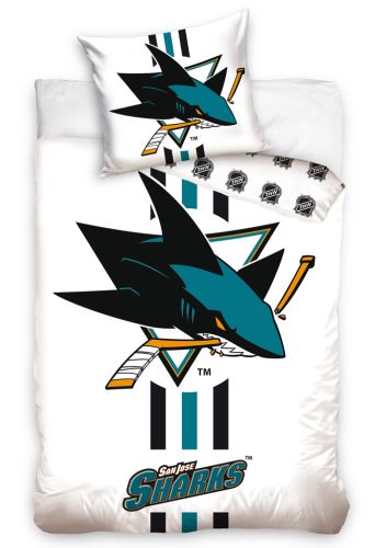 Hokejové obliečky NHL San Jose Sharks White