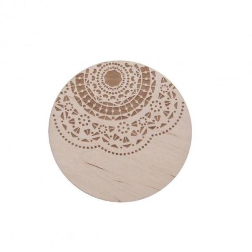 Podtácok ORION Podtácok drevo MANDALA 12 cm 1 ks