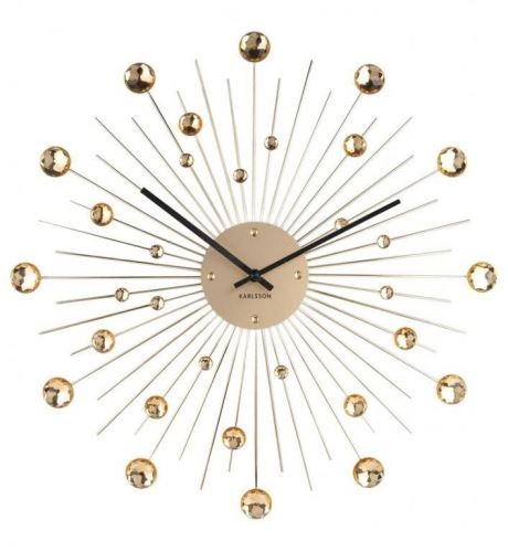 Dizajnové nástenné hodiny 4859GD Karlsson 50cm