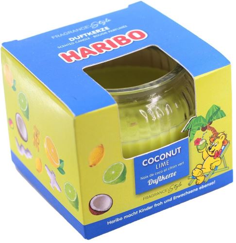 Sviečka HARIBO Coconut Lime 85 g