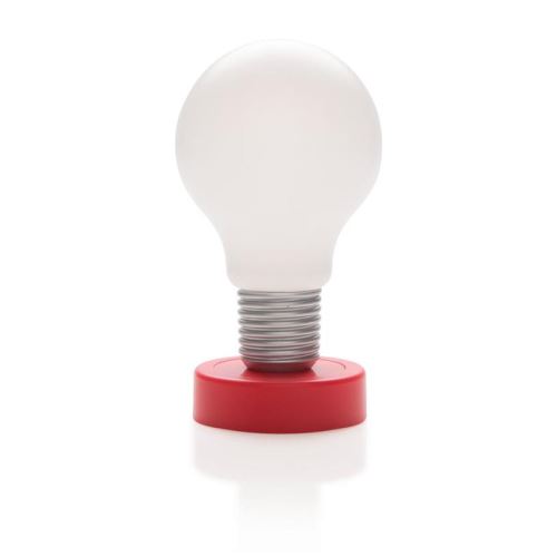 Stolná LED lampa bez potreby elektrickej energie, Loooqs, červená